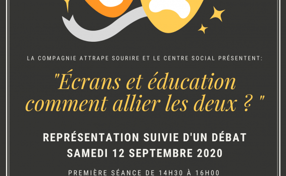Affiche Théâtre débat