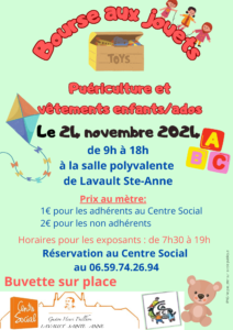 Bourses aux jouets 2024 @ SALLE POLYVALENTE DE LAVAULT SAINTE ANNE